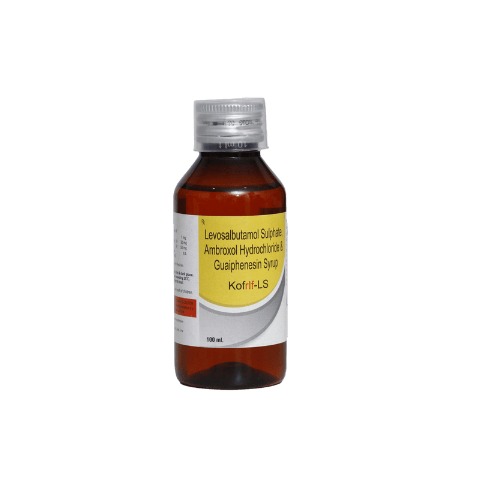 Ambroxol Hydrochloride 30mg, Guaiphenesin 50mg & Levosalbutamol Sulphate 1mg Syrup-KOFRLF-LS