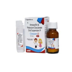 Amoxycillin 200mg, Clavulanic Acid 28.5mg 5 ml Syrup-CLAVPAM-D