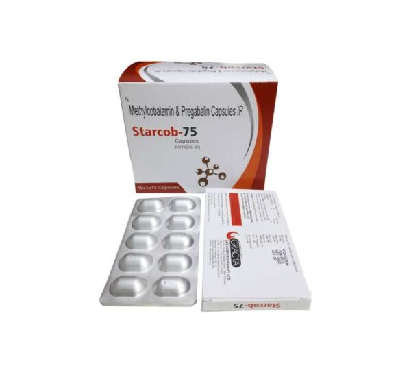 Methylcobalamin and pregabalin capsules ip - starcob-75