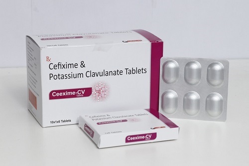 Cefixime + Potassium Clavulanate Tablets